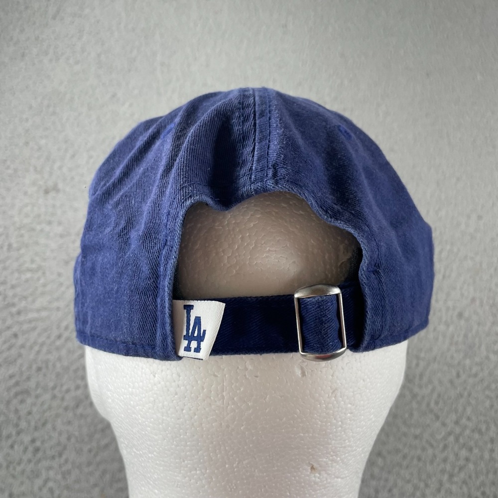 Los Angeles LA Dodgers MLB New Era Strap Back Baseball Hat Cap Blue Embroidered - Picture 6 of 10